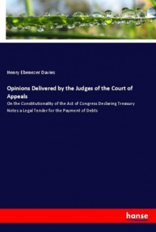 Könyv Opinions Delivered by the Judges of the Court of Appeals Henry Ebenezer Davies