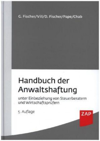 Carte Handbuch der Anwaltshaftung Gero Fischer