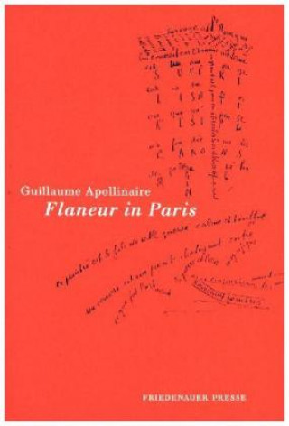 Kniha Flaneur in Paris Guillaume Apollinaire
