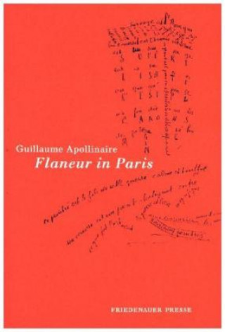 Książka Flaneur in Paris Guillaume Apollinaire