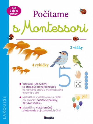 Kniha Počítame s Montessori Delphine Urvoyová
