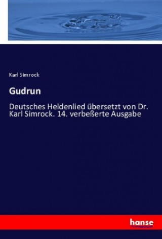 Knjiga Gudrun Karl Simrock