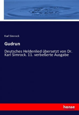 Knjiga Gudrun Karl Simrock