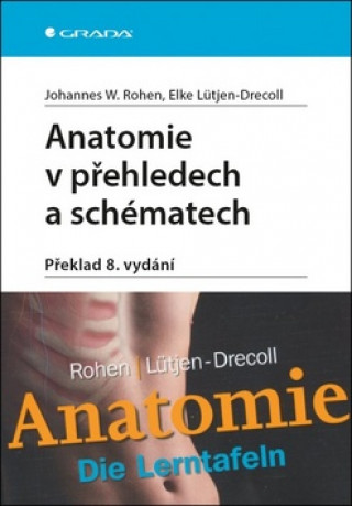 Книга Anatomie v přehledech a schématech Rohen Johannes W.