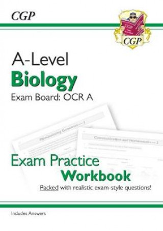 Könyv A-Level Biology: OCR A Year 1 & 2 Exam Practice Workbook - includes Answers CGP Books