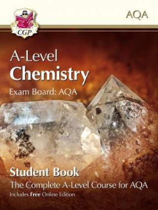 Könyv A-Level Chemistry for AQA: Year 1 & 2 Student Book with Online Edition CGP Books