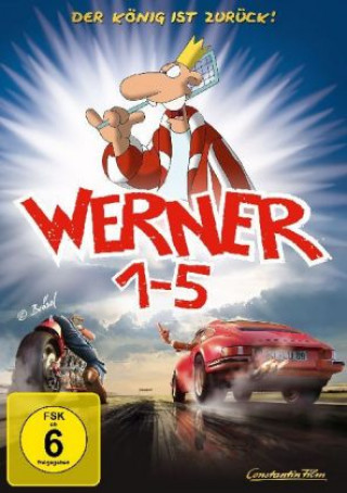 Videoclip Werner 1-5 - Königsbox, 5 DVDs Klaus Büchner