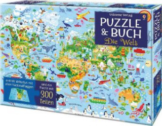 Joc / Jucărie Puzzle & Buch: Die Welt Sam Baer