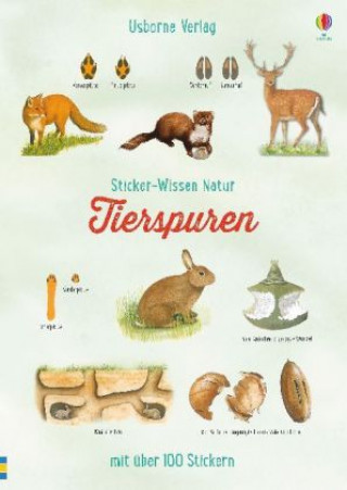 Book Sticker-Wissen Natur: Tierspuren Alfred Leutscher