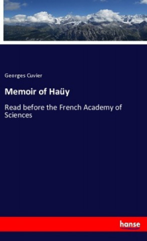 Kniha Memoir of Haüy Georges Cuvier