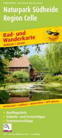 Έντυπα Naturpark Südheide - Region Celle 1:50 000 