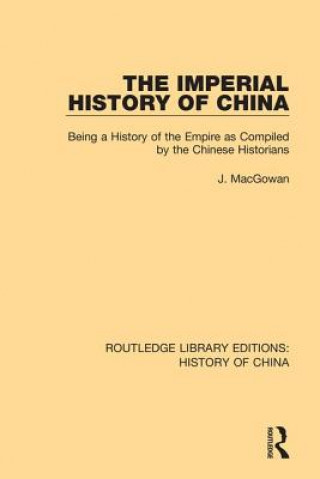 Knjiga Imperial History of China MACGOWAN