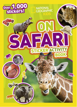 Kniha On Safari Sticker Activity Book National Geographic Kids