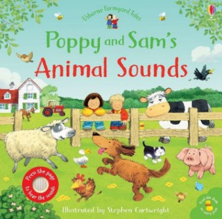Book Poppy and Sam's Animal Sounds Sam Taplin