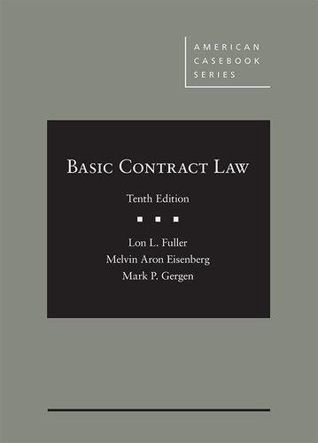 Knjiga Basic Contract Law Lon Fuller