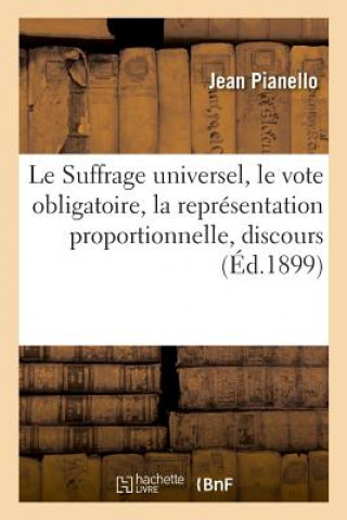 Carte Le Suffrage Universel, Le Vote Obligatoire, La Representation Proportionnelle, Discours PIANELLO-J