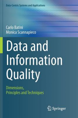 Knjiga Data and Information Quality CARLO BATINI