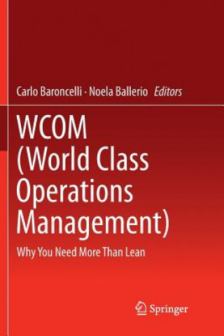 Книга WCOM (World Class Operations Management) CARLO BARONCELLI