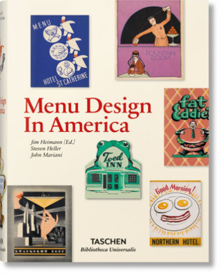 Kniha Menu Design in America Jim Heimann