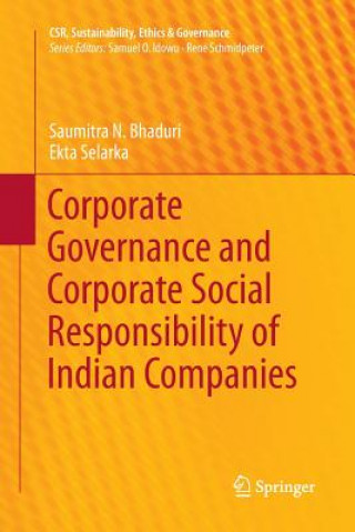 Kniha Corporate Governance and Corporate Social Responsibility of Indian Companies SAUMITRA N. BHADURI