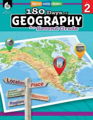 Könyv 180 Days of Geography for Second Grade Melissa Callaghan
