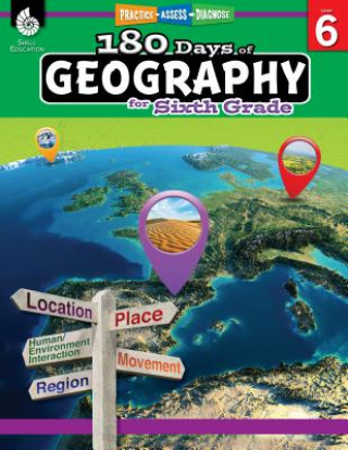 Kniha 180 Days of Geography for Sixth Grade Jennifer Edgerton