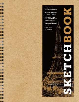Könyv Sketchbook (basic large spiral Kraft) Inc. Sterling Publishing Co.