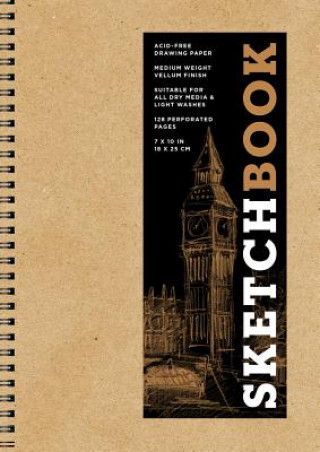 Book Sketchbook (basic medium spiral Kraft) Inc. Sterling Publishing Co.
