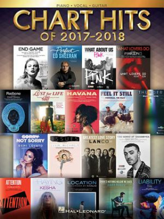 Kniha Chart Hits of 2017-2018 Hal Leonard Corp