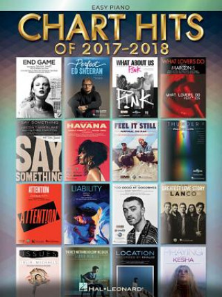 Kniha Chart Hits of 2017-2018 Hal Leonard Corp