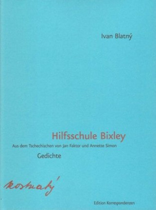 Książka Hilfsschule Bixley Ivan Blatný