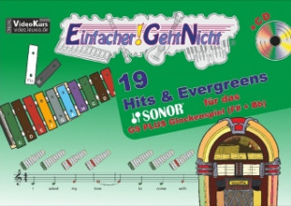 Książka Einfacher!-Geht-Nicht: 19 Hits & Evergreens - - für das SONOR GS PLUS Glockenspiel (F#+Bb) mit CD Martin Leuchtner