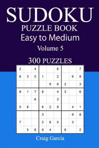 Książka 300 Easy to Medium Sudoku Puzzle Book Craig Garcia