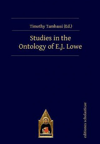 Kniha Studies in the Ontology of E.J. Lowe Timothy Tambassi