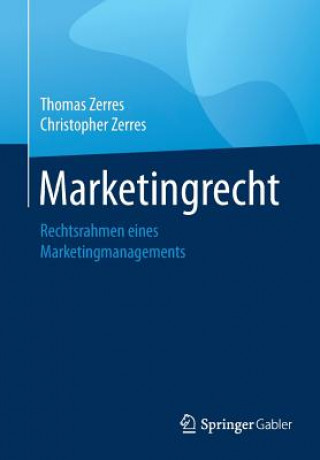 Kniha Marketingrecht Thomas Zerres