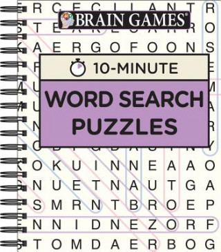 Книга Brain Games - 10 Minute: Word Search Puzzles (Purple) Publications International