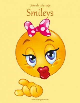 Книга Livre de coloriage Smileys 4 Nick Snels