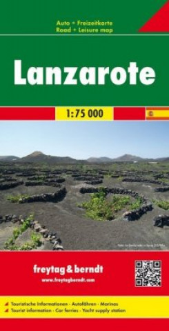 Prasa Lanzarote Road-, Hiking Map 1:75 000 