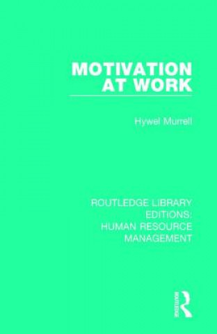 Kniha Motivation at Work MURRELL