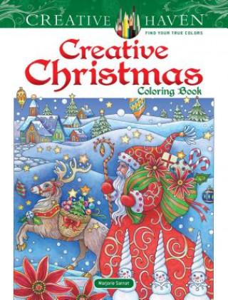 Книга Creative Haven Creative Christmas Coloring Book Marjorie Sarnat