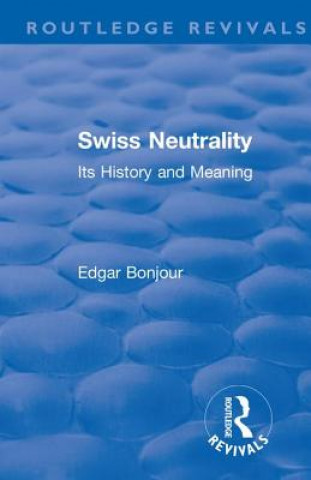 Книга Swiss Neutrality EDGAR