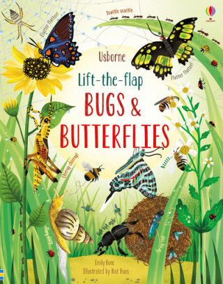 Книга Lift-the-Flap Bugs and Butterflies Emily Bone