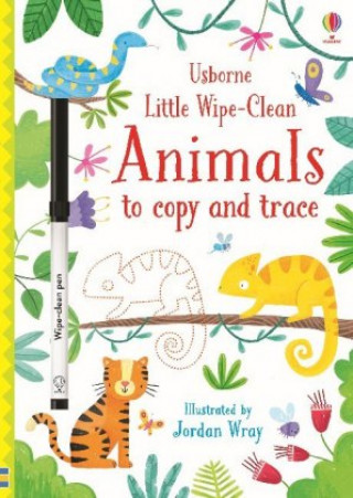 Книга Little Wipe-Clean Animals to Copy and Trace KRISTEEN ROBSON