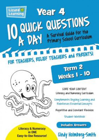 Knjiga 10 Quick Questions A Day Year 4 Term 2 CIND HOLMBERG-SMITH