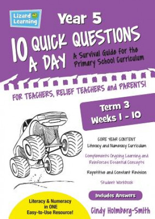 Knjiga 10 Quick Questions A Day Year 5 Term 3 CIND HOLMBERG-SMITH