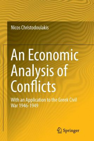 Książka Economic Analysis of Conflicts NIC CHRISTODOULAKIS