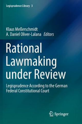 Könyv Rational Lawmaking under Review Klaus Meßerschmidt