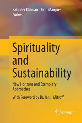 Könyv Spirituality and Sustainability SATINDER DHIMAN