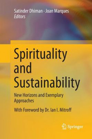 Kniha Spirituality and Sustainability SATINDER DHIMAN