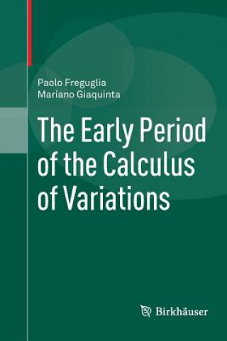 Kniha Early Period of the Calculus of Variations Paolo Freguglia